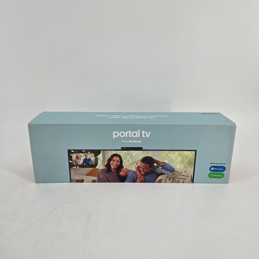 Facebook Portal TV Smart Video Calling for TV Black LW94NS Alexa Built-in 1080p